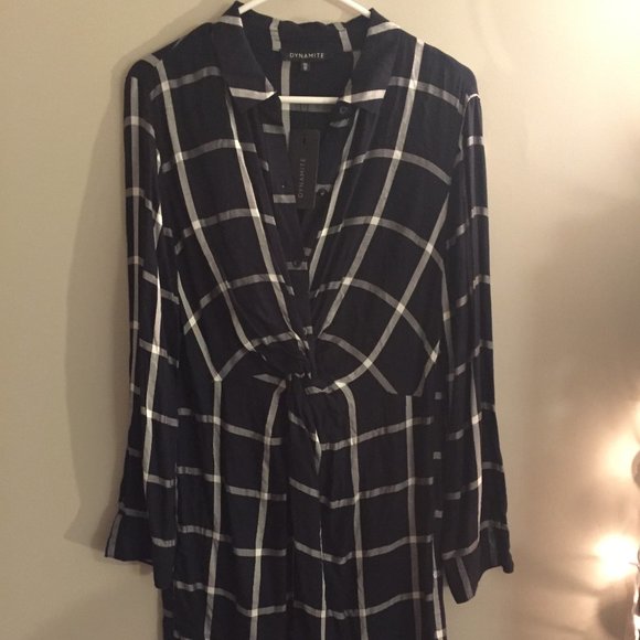 Dynamite Dresses & Skirts - Dynamite Shirt-Dress NWT